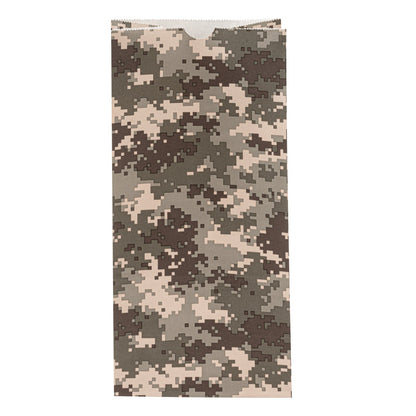 Bag Tek Camouflage Paper Bag - 8 lb - 6" x 4" x 11 3/4" - 100 count box