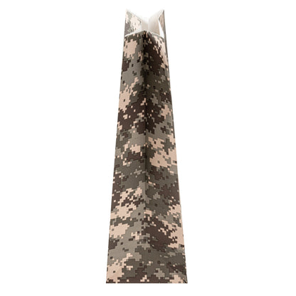 Bag Tek Camouflage Paper Bag - 8 lb - 6" x 4" x 11 3/4" - 100 count box