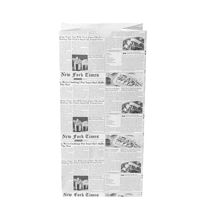 Bag Tek Newsprint Paper Bag - 8 lb - 6" x 4" x 11 3/4" - 100 count box