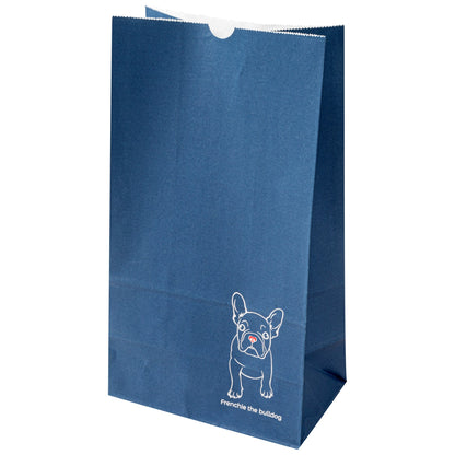 Bag Tek Frenchie Paper Bag - 12 lb - 7" x 4 1/4" x 12 1/2" - 100 count box