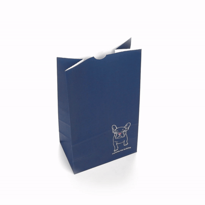 Bag Tek Frenchie Paper Bag - 12 lb - 7" x 4 1/4" x 12 1/2" - 100 count box