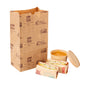 Bag Tek Kraft Newsprint Paper Bag - 12 lb - 7" x 4 1/4" x 12 1/2" - 100 count box