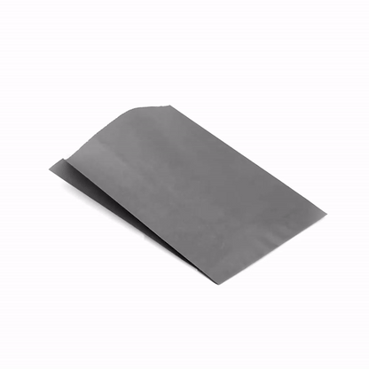 Bag Tek Gray Paper French Fry / Snack Bag - 4 1/4" x 1 1/2" x 6 1/4" - 100 count box
