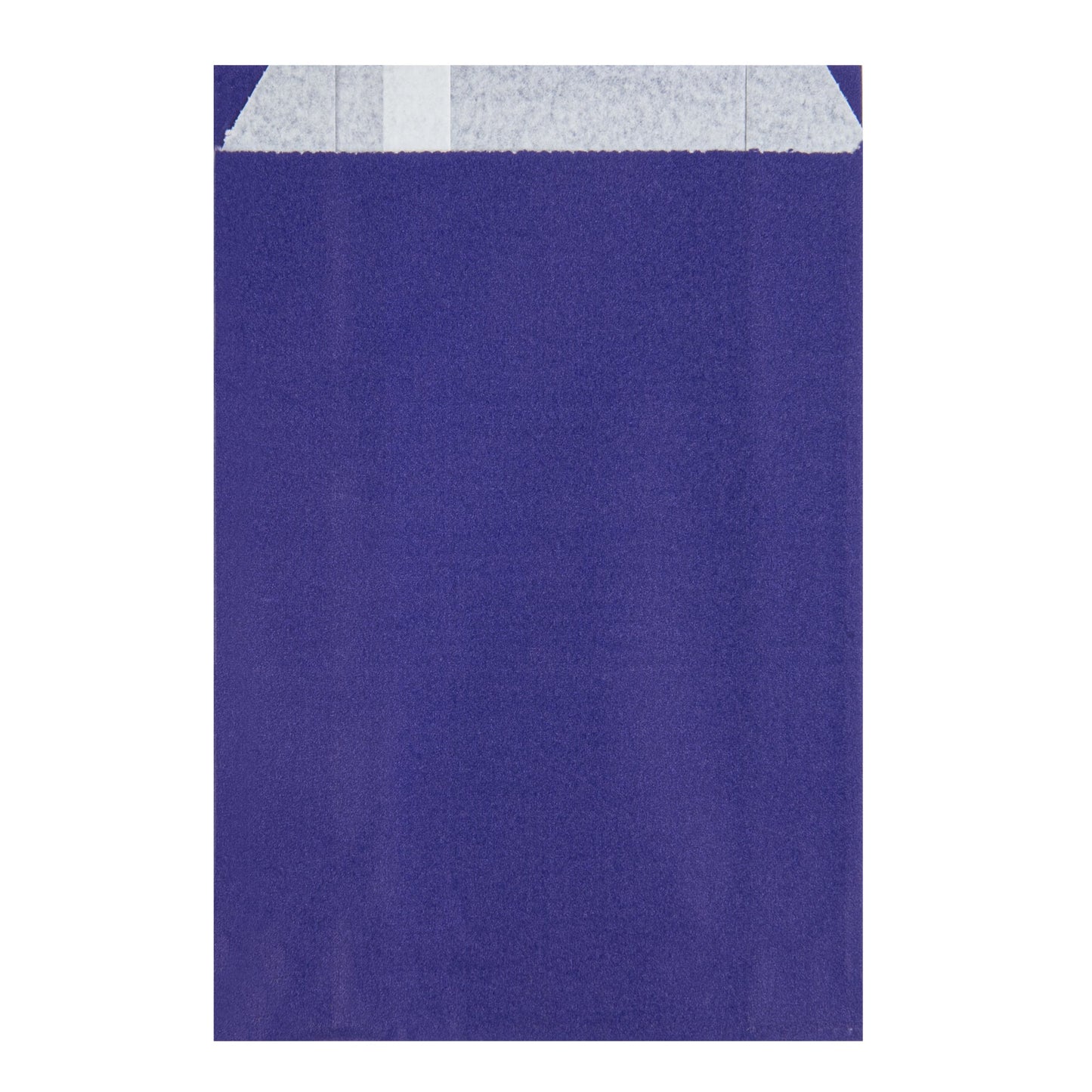 Bag Tek Purple Paper French Fry / Snack Bag - 4 1/4" x 1 1/2" x 6 1/4" - 100 count box