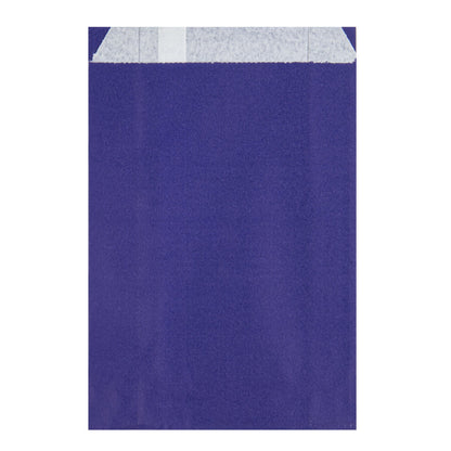 Bag Tek Purple Paper French Fry / Snack Bag - 4 1/4" x 1 1/2" x 6 1/4" - 100 count box