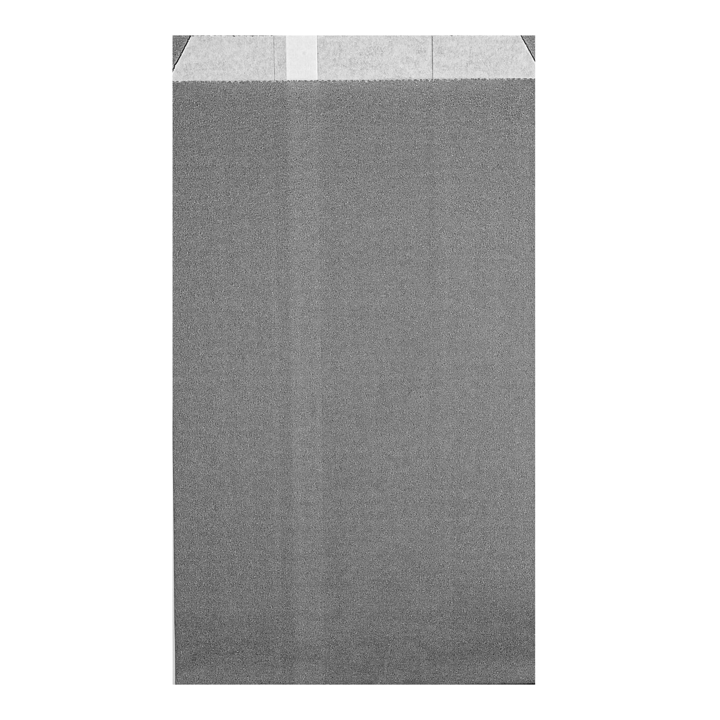 Bag Tek Gray Paper French Fry / Snack Bag - 5" x 3" x 8 3/4" - 100 count box