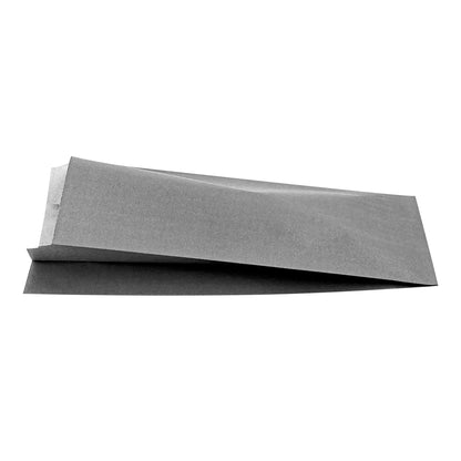 Bag Tek Gray Paper French Fry / Snack Bag - 5" x 3" x 8 3/4" - 100 count box