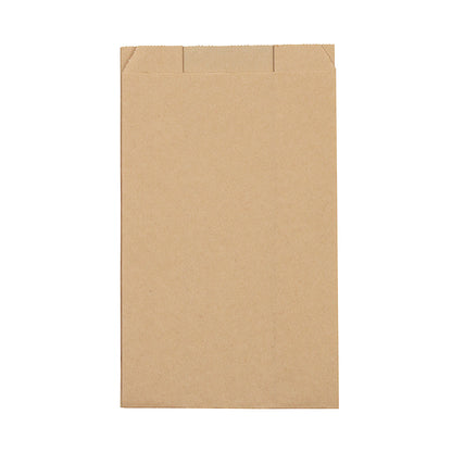 Bag Tek Kraft Paper French Fry / Snack Bag - 5" x 3" x 8 3/4" - 100 count box