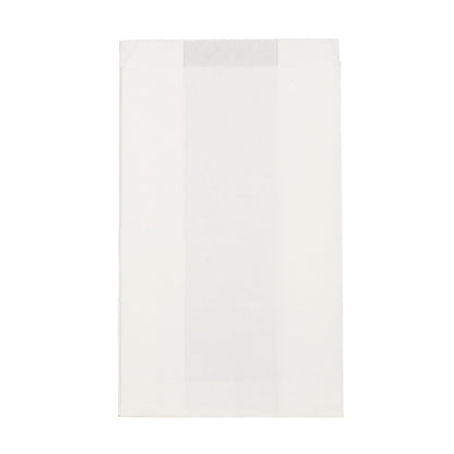 Bag Tek White Paper French Fry / Snack Bag - 5" x 3" x 8 3/4" - 100 count box