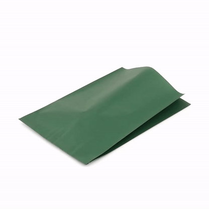 Bag Tek Forest Green Paper French Fry / Snack Bag - 7" x 3" x 11" - 100 count box