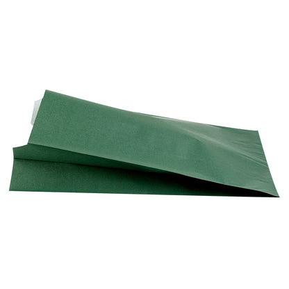 Bag Tek Forest Green Paper French Fry / Snack Bag - 7" x 3" x 11" - 100 count box