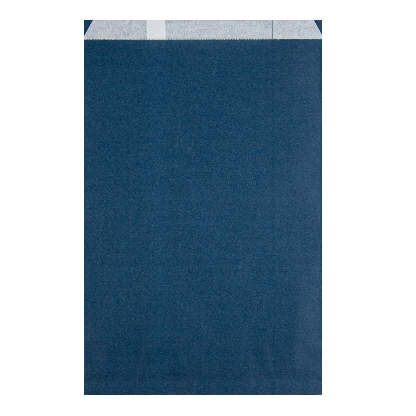 Bag Tek Midnight Blue Paper French Fry / Snack Bag - 7" x 3" x 11" - 100 count box