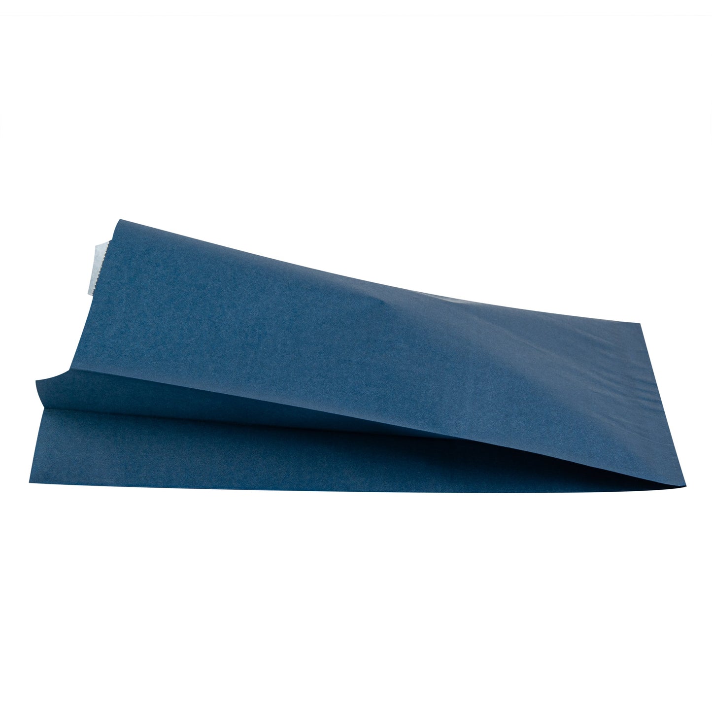 Bag Tek Midnight Blue Paper French Fry / Snack Bag - 7" x 3" x 11" - 100 count box
