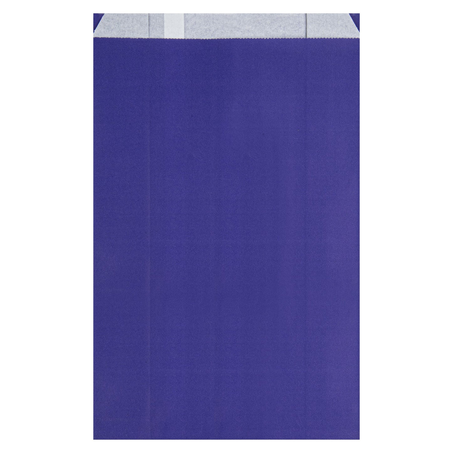 Bag Tek Purple Paper French Fry / Snack Bag - 7" x 3" x 11" - 100 count box