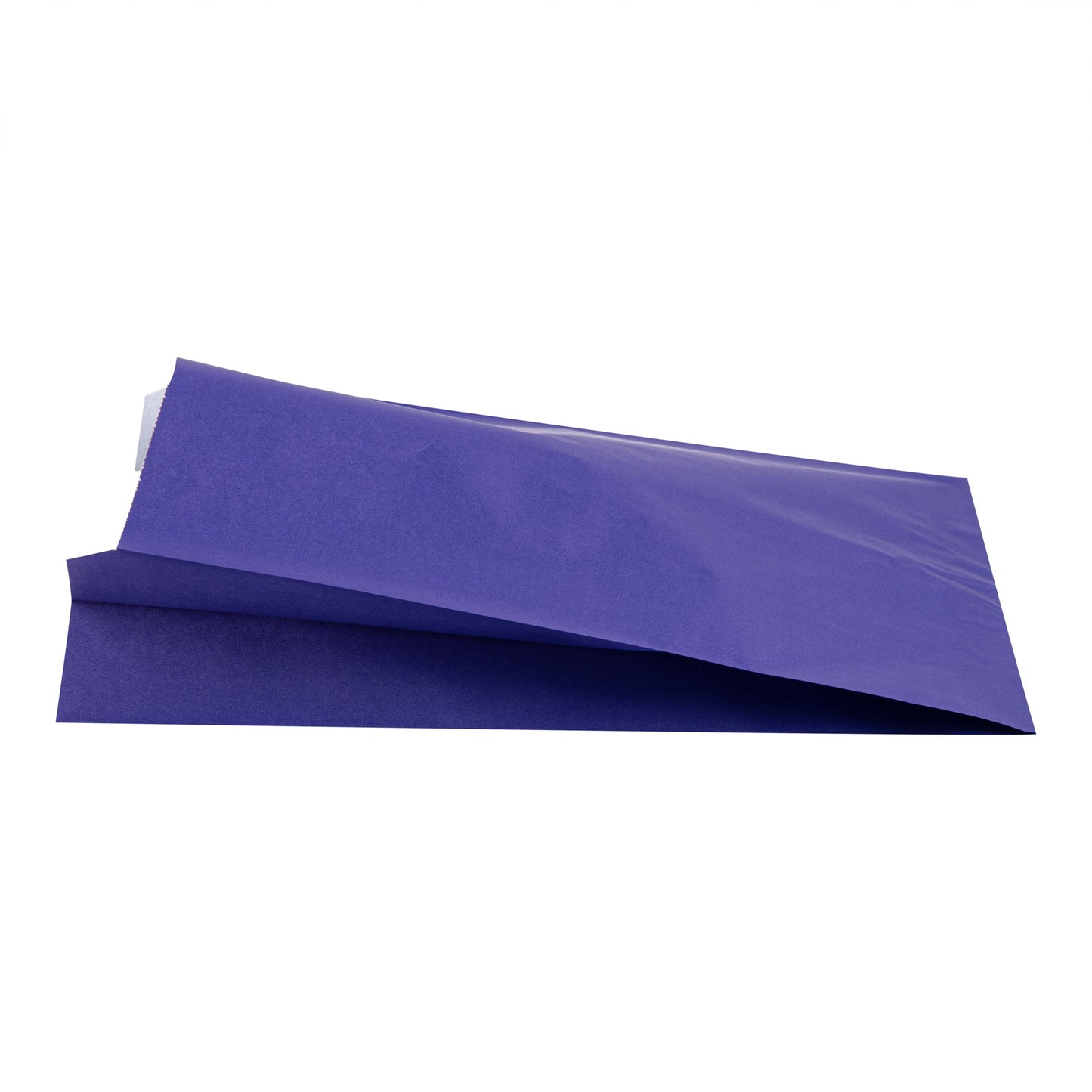 Bag Tek Purple Paper French Fry / Snack Bag - 7" x 3" x 11" - 100 count box