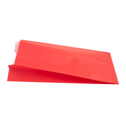 Bag Tek Red Paper French Fry / Snack Bag - 7" x 3" x 11" - 100 count box