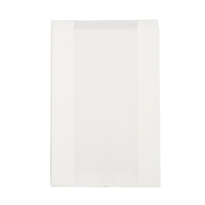 Bag Tek White Paper French Fry / Snack Bag - 7" x 3" x 11" - 100 count box