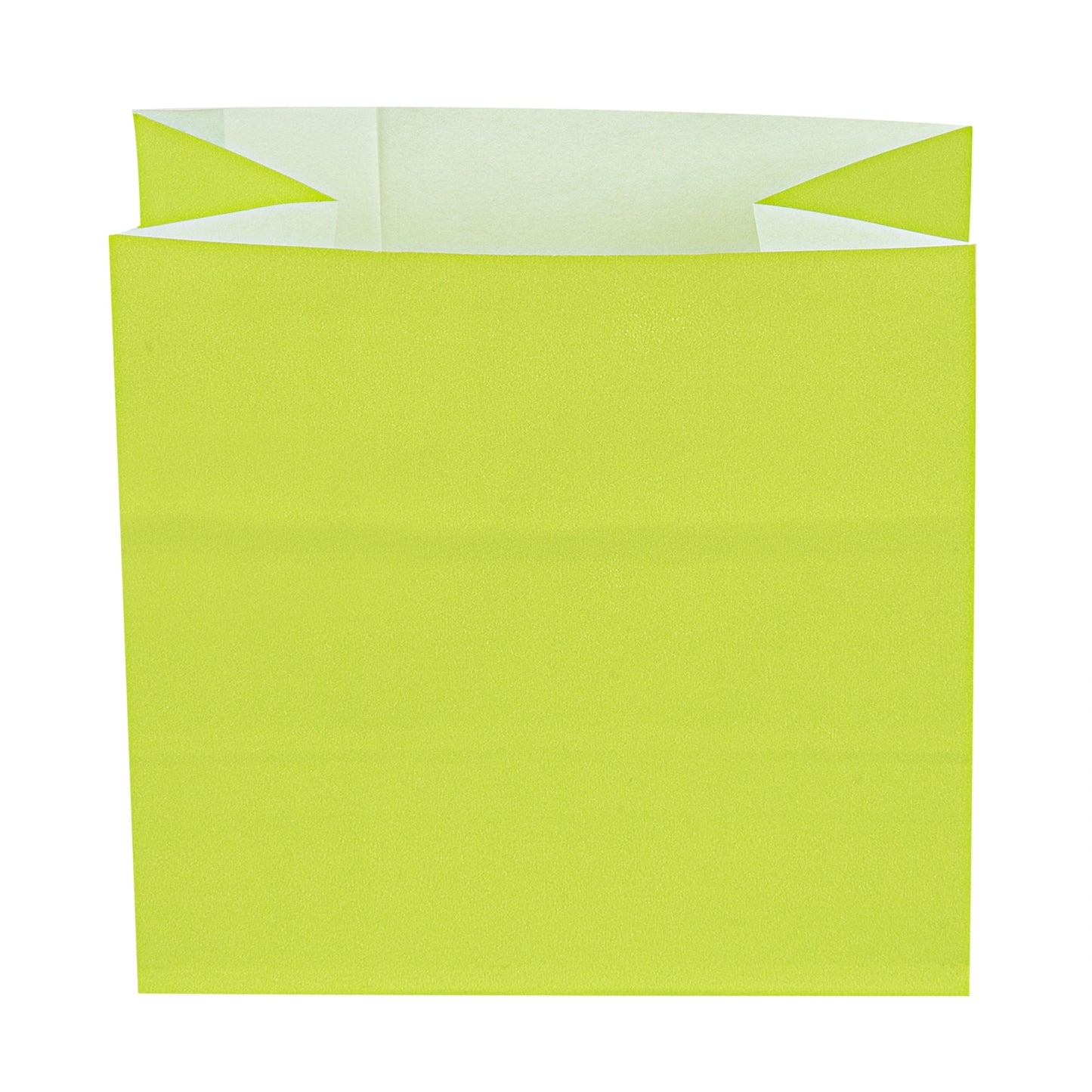 Bag Tek Eco Green Paper Small Snack Bag - 3 3/4" x 2 1/4" x 3 3/4" - 100 count box