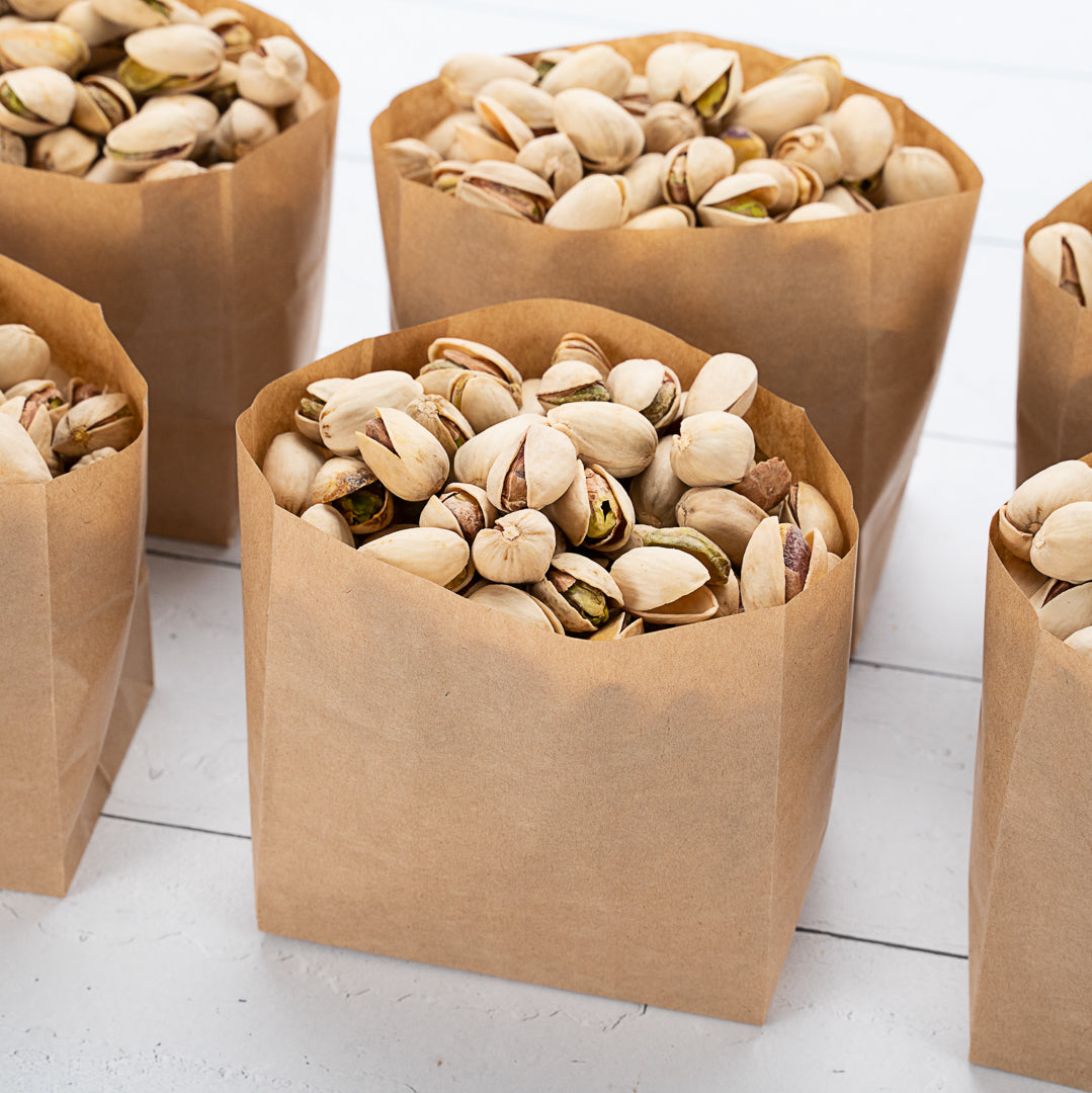 Bag Tek Kraft Paper Small Snack Bag - 4" x 2 1/4" x 3 3/4" - 100 count box