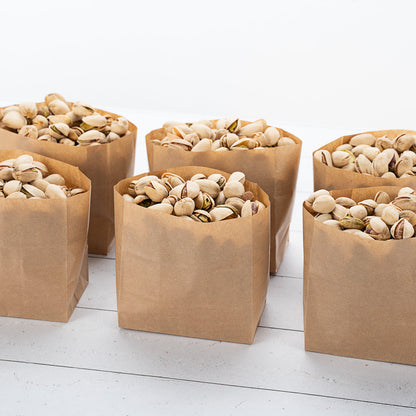 Bag Tek Kraft Paper Small Snack Bag - 4" x 2 1/4" x 3 3/4" - 100 count box