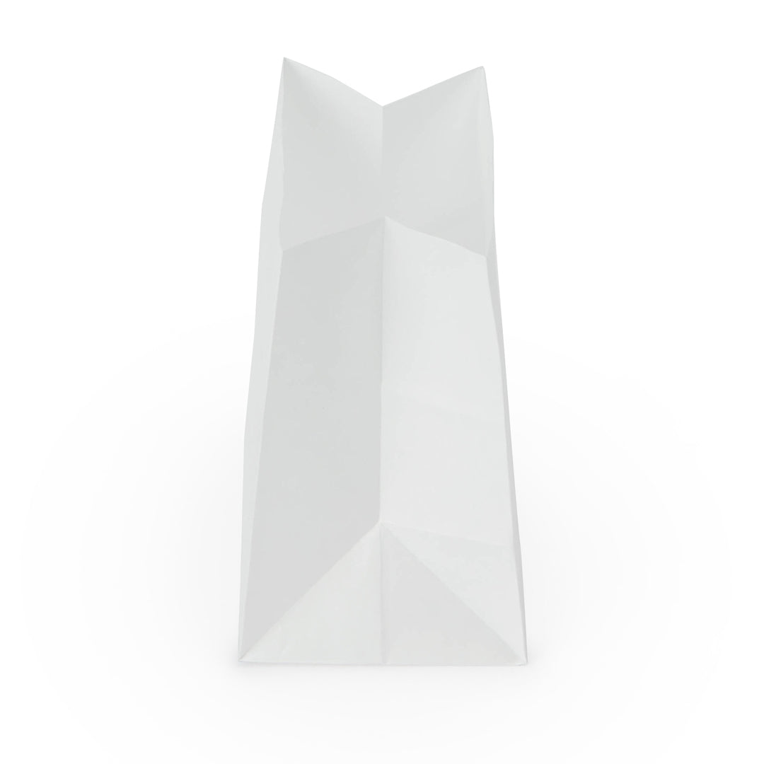 Bag Tek White Paper Small Snack Bag - 4" x 2 1/4" x 3 3/4" - 100 count box