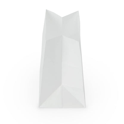 Bag Tek White Paper Small Snack Bag - 4" x 2 1/4" x 3 3/4" - 100 count box