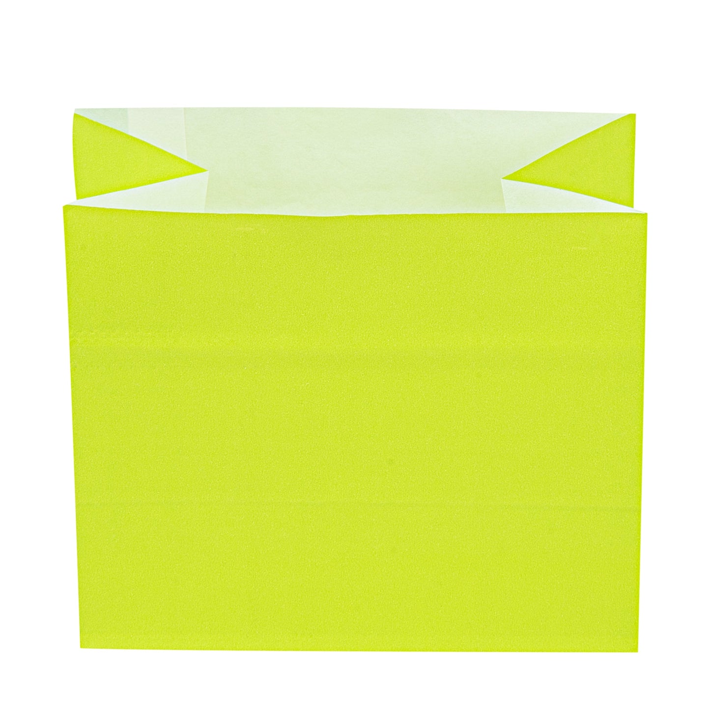 Bag Tek Eco Green Paper Large Snack Bag - 4 1/4" x 2 1/2" x 3 3/4" - 100 count box
