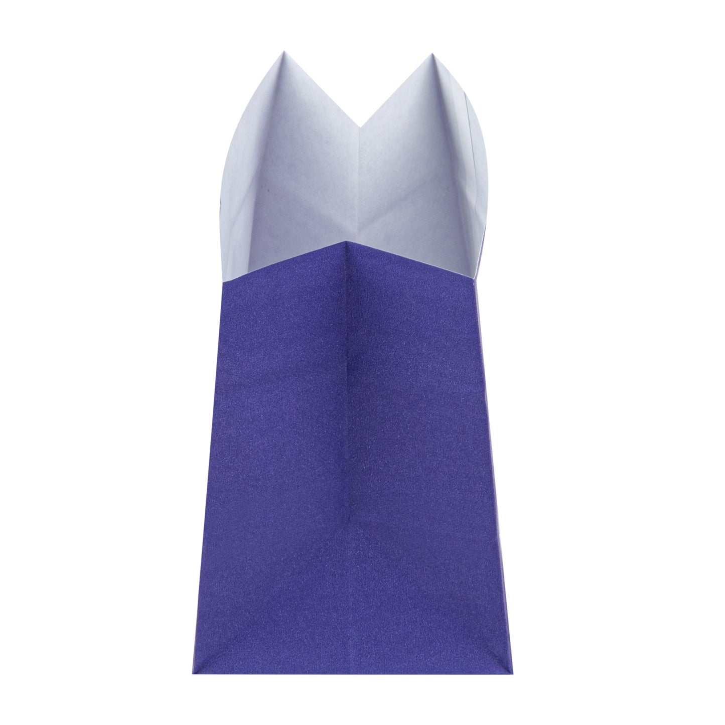 Bag Tek Purple Paper Large Snack Bag - 4 1/4" x 2 1/2" x 3 3/4" - 100 count box