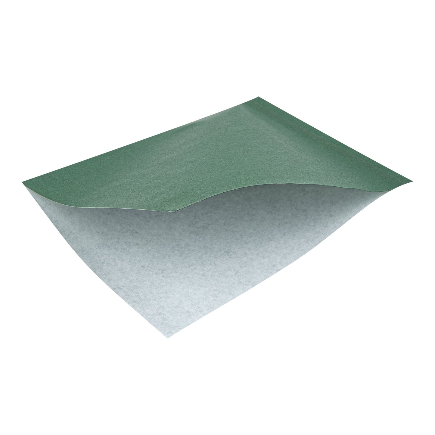 Bag Tek Forest Green Paper Small Double Open Bag - Greaseproof - 6 1/4" x 4 3/4" - 100 count box