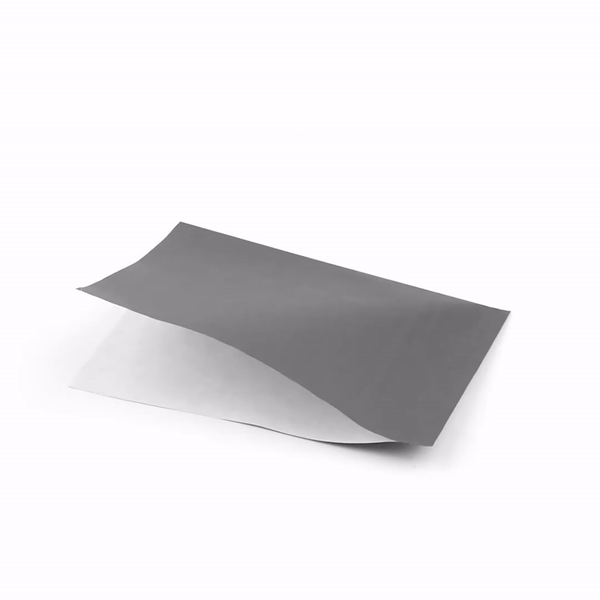 Bag Tek Gray Paper Small Double Open Bag - Greaseproof - 6 1/4" x 4 3/4" - 100 count box