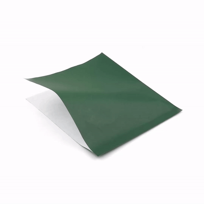 Bag Tek Forest Green Paper Large Double Open Bag - Greaseproof - 10" x 9" - 100 count box
