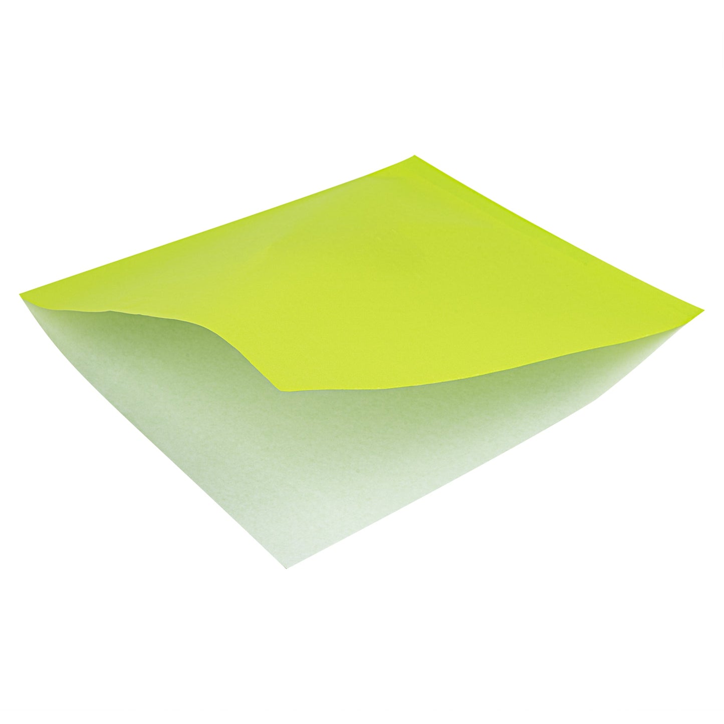 Bag Tek Eco Green Paper Large Double Open Bag - Greaseproof - 10" x 9" - 100 count box