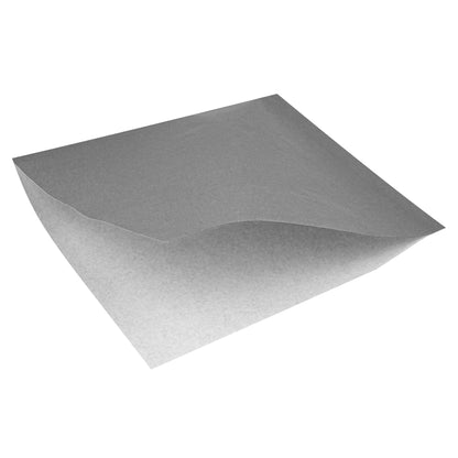 Bag Tek Gray Paper Large Double Open Bag - Greaseproof - 10" x 9" - 100 count box