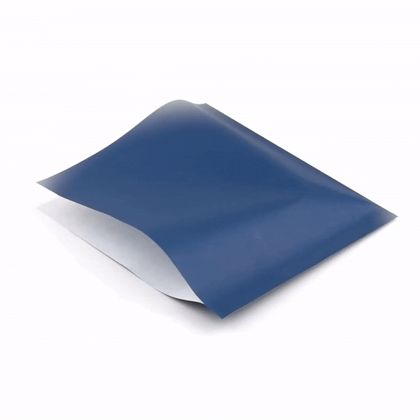 Bag Tek Midnight Blue Paper Large Double Open Bag - Greaseproof - 10" x 9" - 100 count box