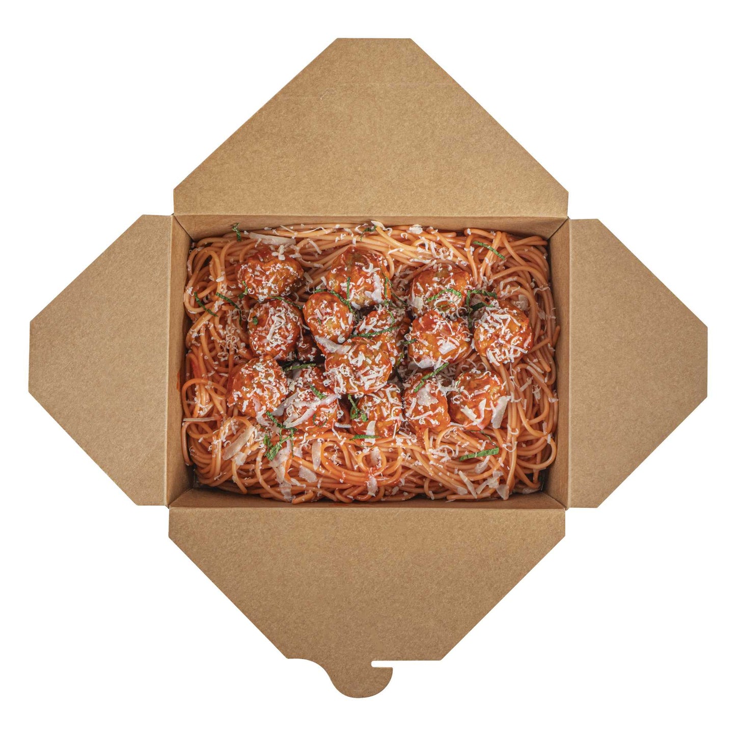 Bio Tek 71 oz Rectangle Kraft Paper Microwavable #3 Bio Box Take Out Container - 8 1/2" x 6 1/4" x 2 1/2" - 50 count box