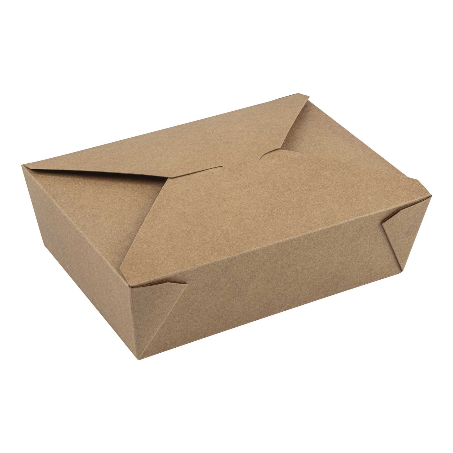 Bio Tek 71 oz Rectangle Kraft Paper Microwavable #3 Bio Box Take Out Container - 8 1/2" x 6 1/4" x 2 1/2" - 50 count box
