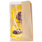 Bag Tek Kraft Paper Medium Bread Bag - with Side Window - 6" x 2 1/2" x 10" - 100 count box