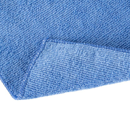 Clean Tek Professional Blue Microfiber Cleaning Cloth - 16" x 16" - 100 count box