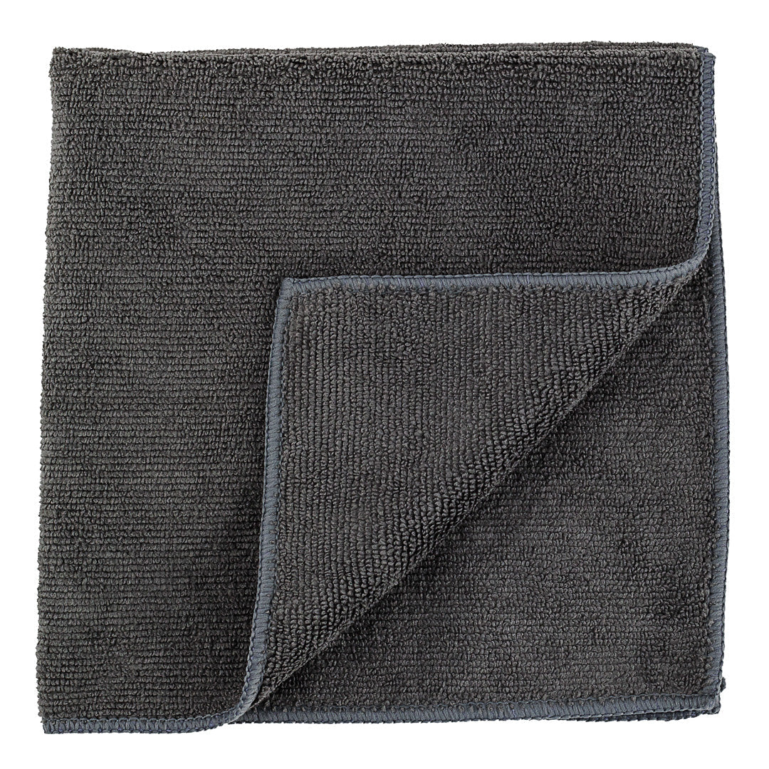 Clean Tek Professional Gray Microfiber Cleaning Cloth - 16" x 16" - 100 count box