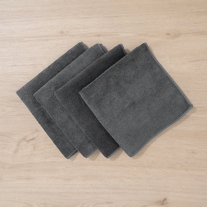 Clean Tek Professional Gray Microfiber Cleaning Cloth - 16" x 16" - 100 count box
