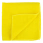 Clean Tek Professional Yellow Microfiber Cleaning Cloth - 16" x 16" - 10 count box