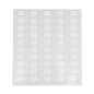 Label Tek Plastic Immune Health Label - Clear with White Font, Water-Resistant - 2" x 1" - 100 count box