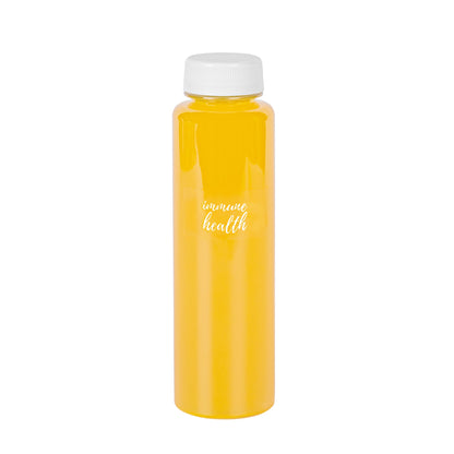 Label Tek Plastic Immune Health Label - Clear with White Font, Water-Resistant - 2" x 1" - 100 count box