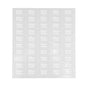 Label Tek Plastic Balance Booster Label - Clear with White Font, Water-Resistant - 2" x 1" - 100 count box