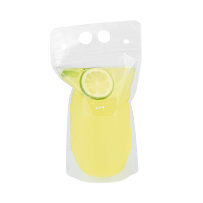 Label Tek Plastic Rum Label - Clear with White Font, Water-Resistant - 2" x 1" - 100 count box