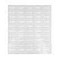 Label Tek Plastic Flu Fighter Label - Clear with White Font, Water-Resistant - 2" x 1" - 100 count box