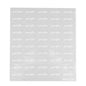 Label Tek Plastic Green Glow Label - Clear with White Font, Water-Resistant - 2" x 1" - 100 count box
