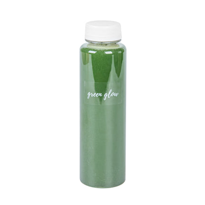 Label Tek Plastic Green Glow Label - Clear with White Font, Water-Resistant - 2" x 1" - 100 count box