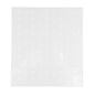 Label Tek Plastic Gin Label - Clear with White Font, Water-Resistant - 2" x 1" - 100 count box