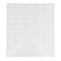 Label Tek Plastic Tequila Label - Clear with White Font, Water-Resistant - 2" x 1" - 100 count box